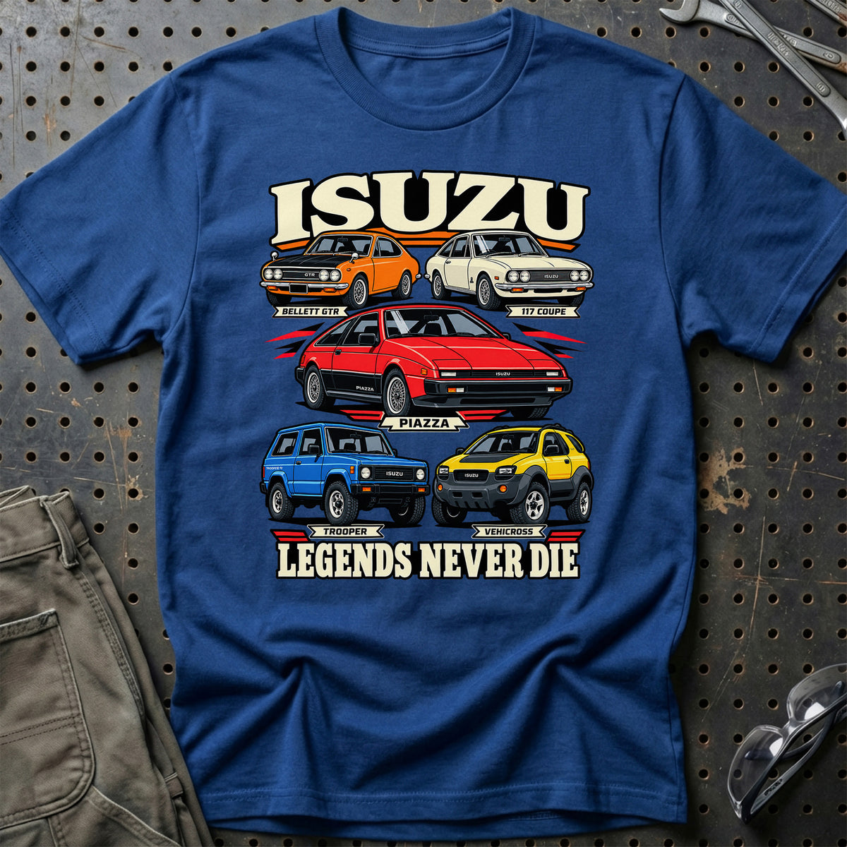 
Produktbillede af Isuzu Legends Never Die T-Shirt