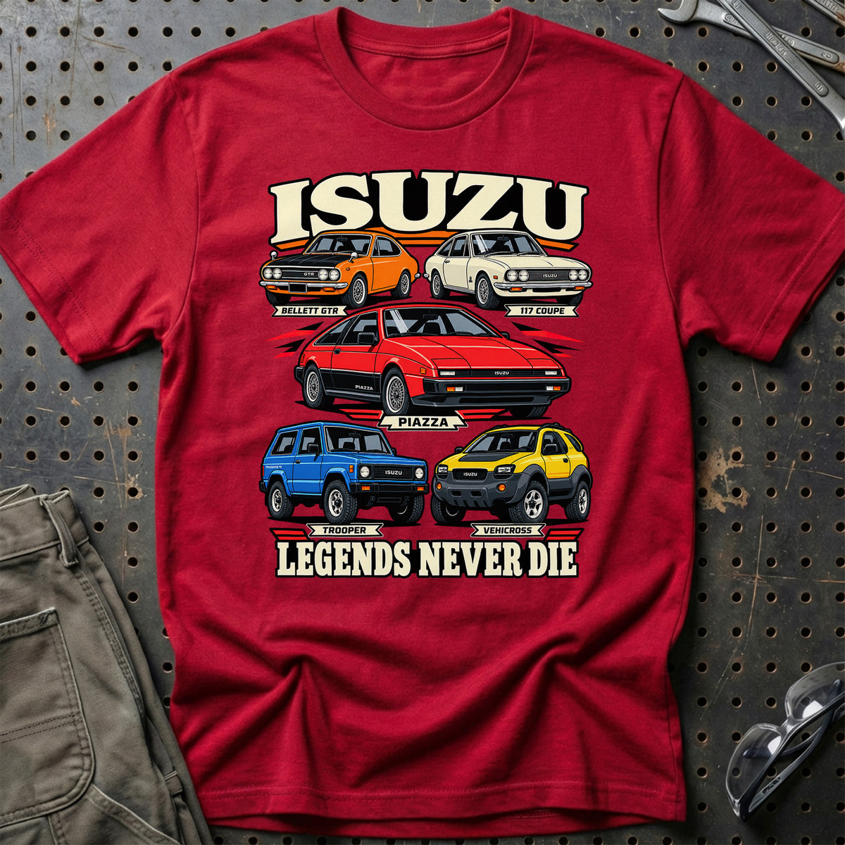 
Produktbillede af Isuzu Legends Never Die T-Shirt