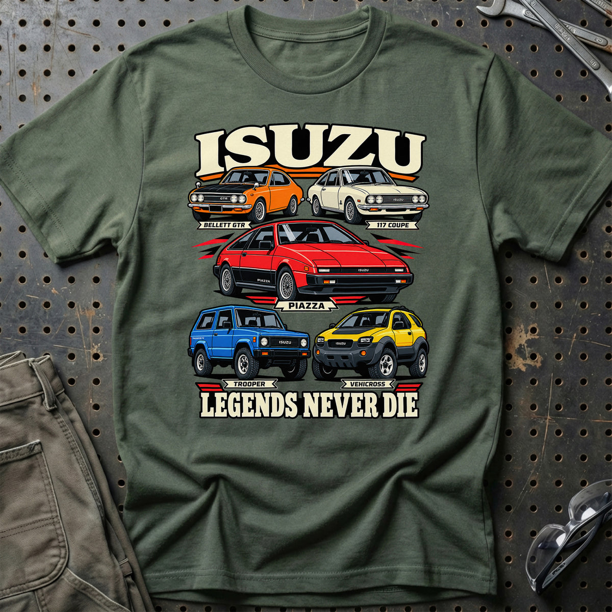 
Produktbillede af Isuzu Legends Never Die T-Shirt