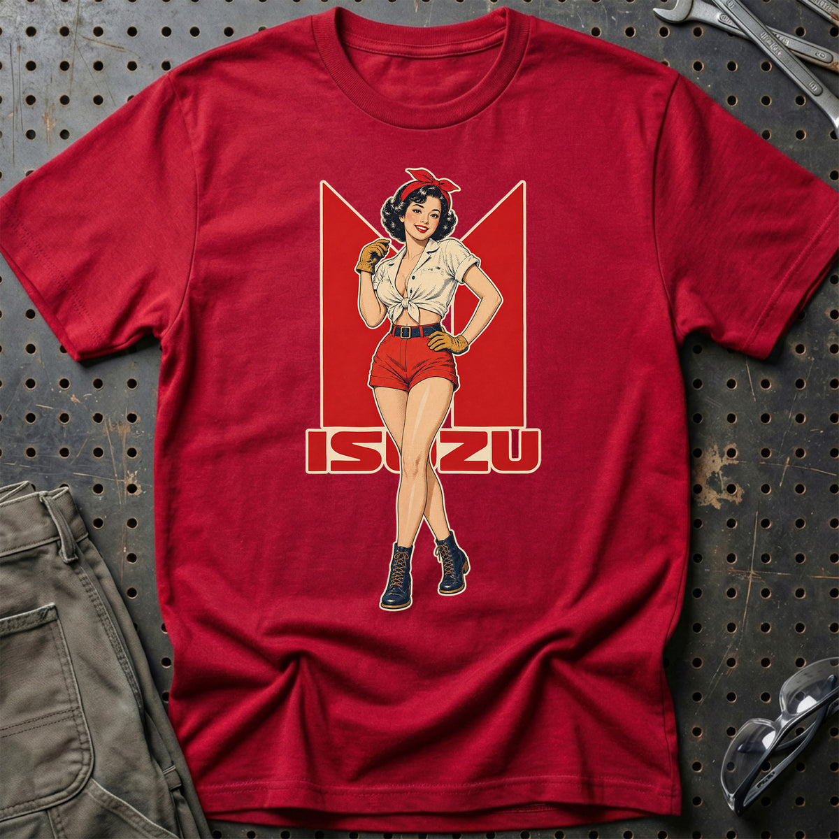 
Produktbillede af Isuzu Retro Pinup T-Shirt