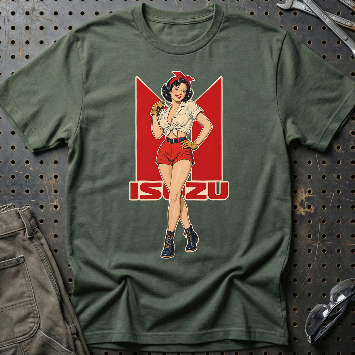 
Produktbillede af Isuzu Retro Pinup T-Shirt