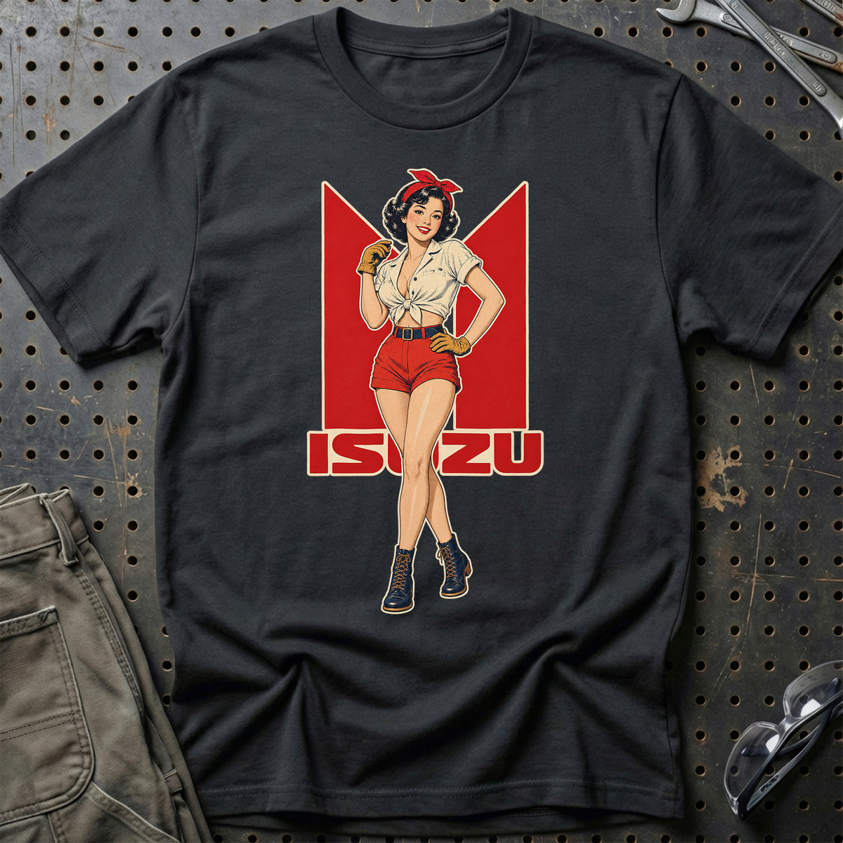 
Produktbillede af Isuzu Retro Pinup T-Shirt