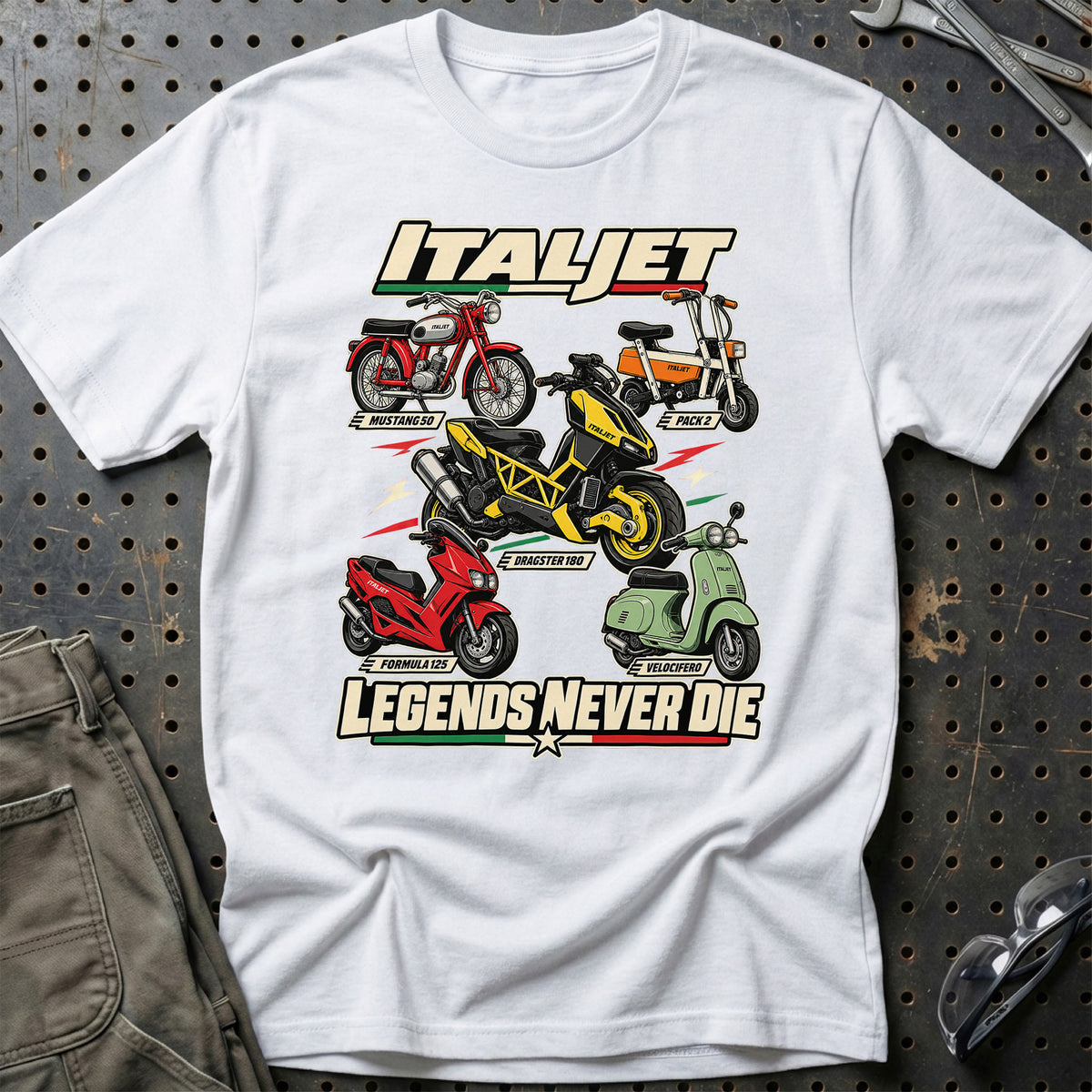 
Produktbillede af Italjet Legends Never Die T-Shirt