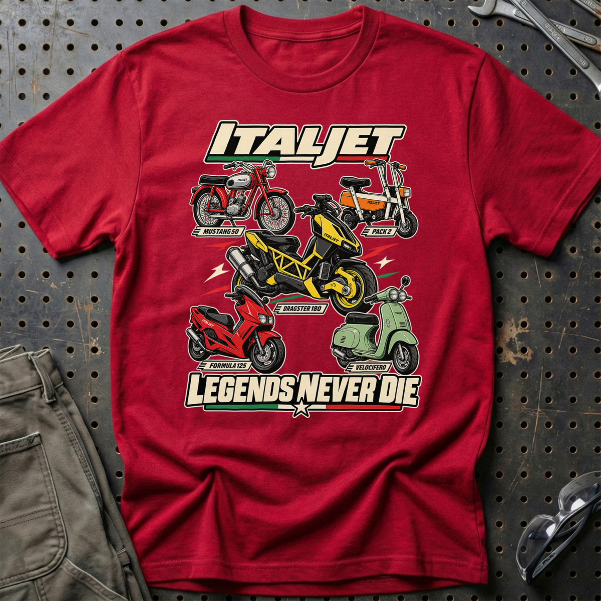 
Produktbillede af Italjet Legends Never Die T-Shirt