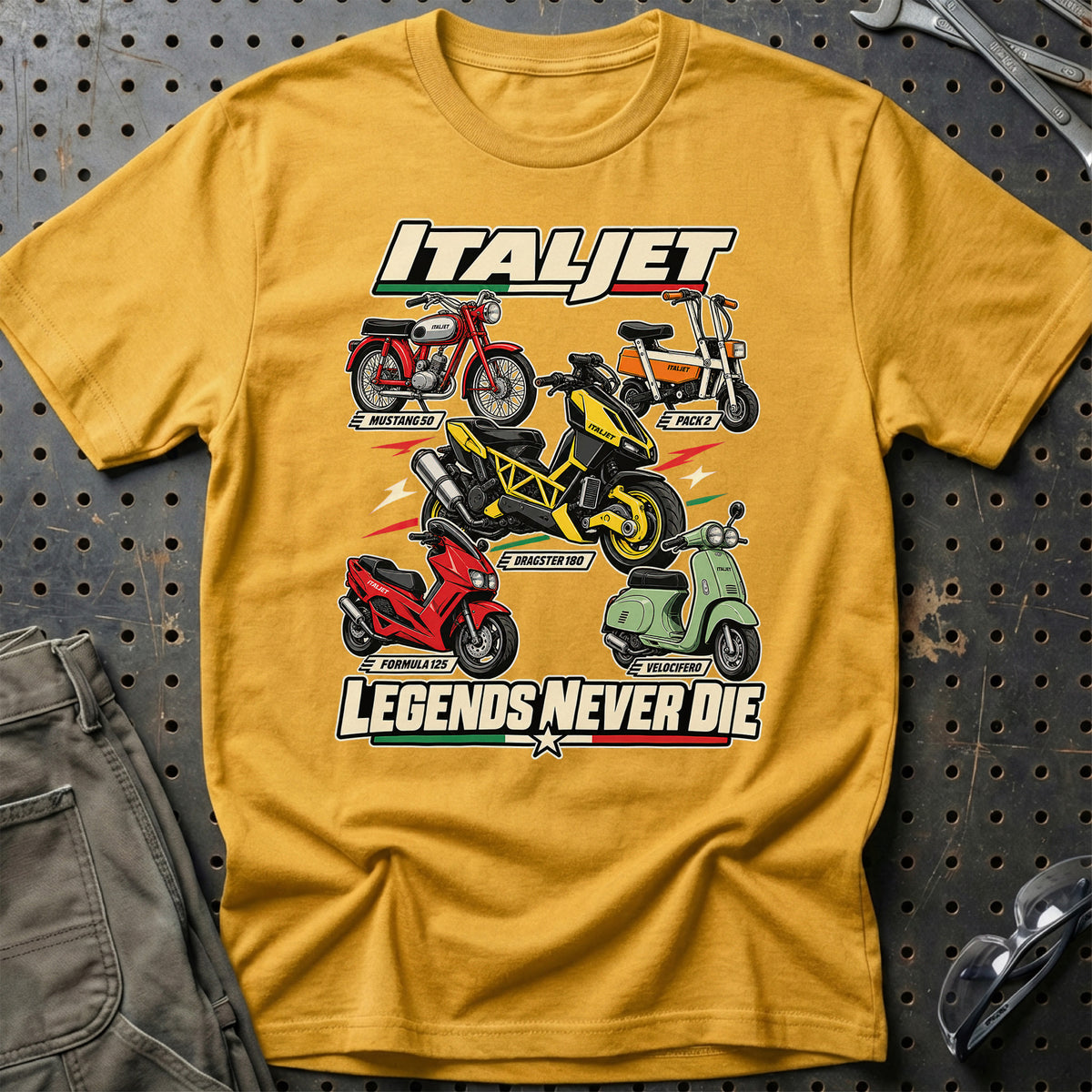 
Produktbillede af Italjet Legends Never Die T-Shirt