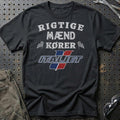 Italjet Rigtige Mænd Kører T-Shirt-Beklædning-Italjet-Sort-S-Garage Culture Shop- garage - man cave - merchandise