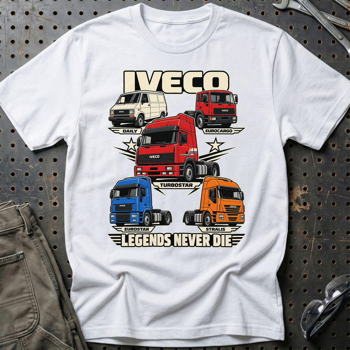 
Produktbillede af Iveco Legends Never Die T-Shirt
