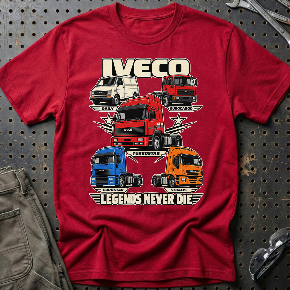 
Produktbillede af Iveco Legends Never Die T-Shirt