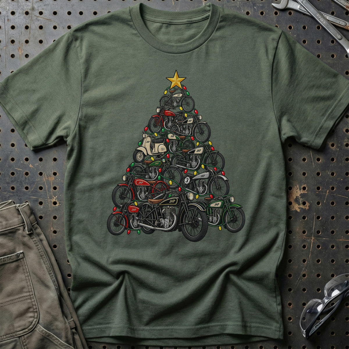 JAP Juletræ T-Shirt-Beklædning-JAP-Grøn Militær-S-Garage Culture Shop- garage - man cave - merchandise