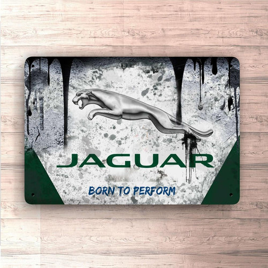 Jaguar Skilte, Musemåtte, Dørmåtte , Plakat-Skilte-Jaguar-Garage Culture Shop- garage - man cave - merchandise