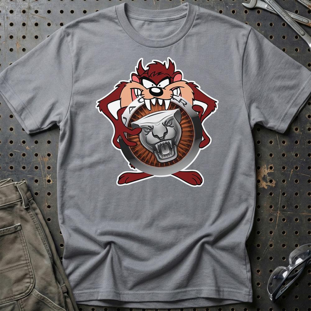 Jaguar TAZ T-Shirt-Beklædning-Jaguar-Grå Sport-S-Garage Culture Shop- garage - man cave - merchandise