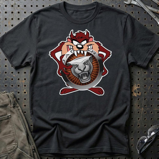 Jaguar TAZ Unisex T-Shirt , Bomuld-Beklædning-Jaguar-Sort-S-Garage Culture Shop- garage - man cave - merchandise