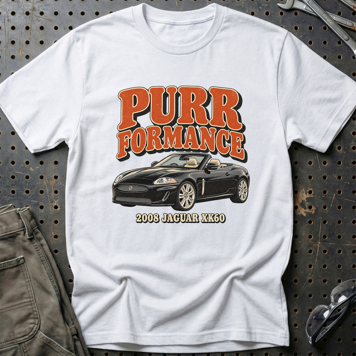 
Jaguar XK60 2008 – Purr Formance T-Shirt – Hvid