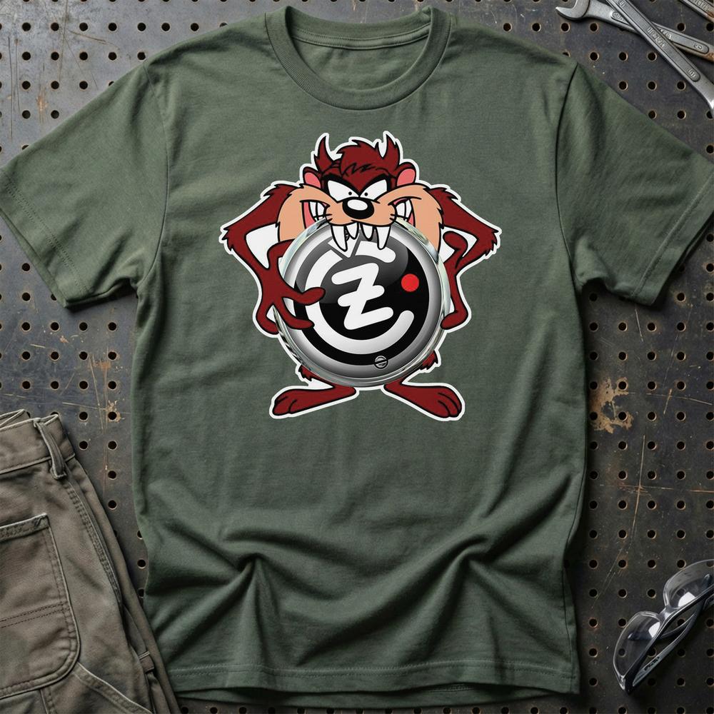 Jawa CZ TAZ T-Shirt-Beklædning-Jawa-Grøn Militær-S-Garage Culture Shop- garage - man cave - merchandise