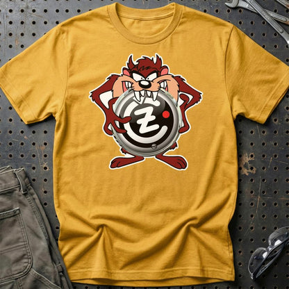 Jawa CZ TAZ Unisex T-Shirt , Bomuld-Beklædning-Jawa-Guld-S-Garage Culture Shop- garage - man cave - merchandise