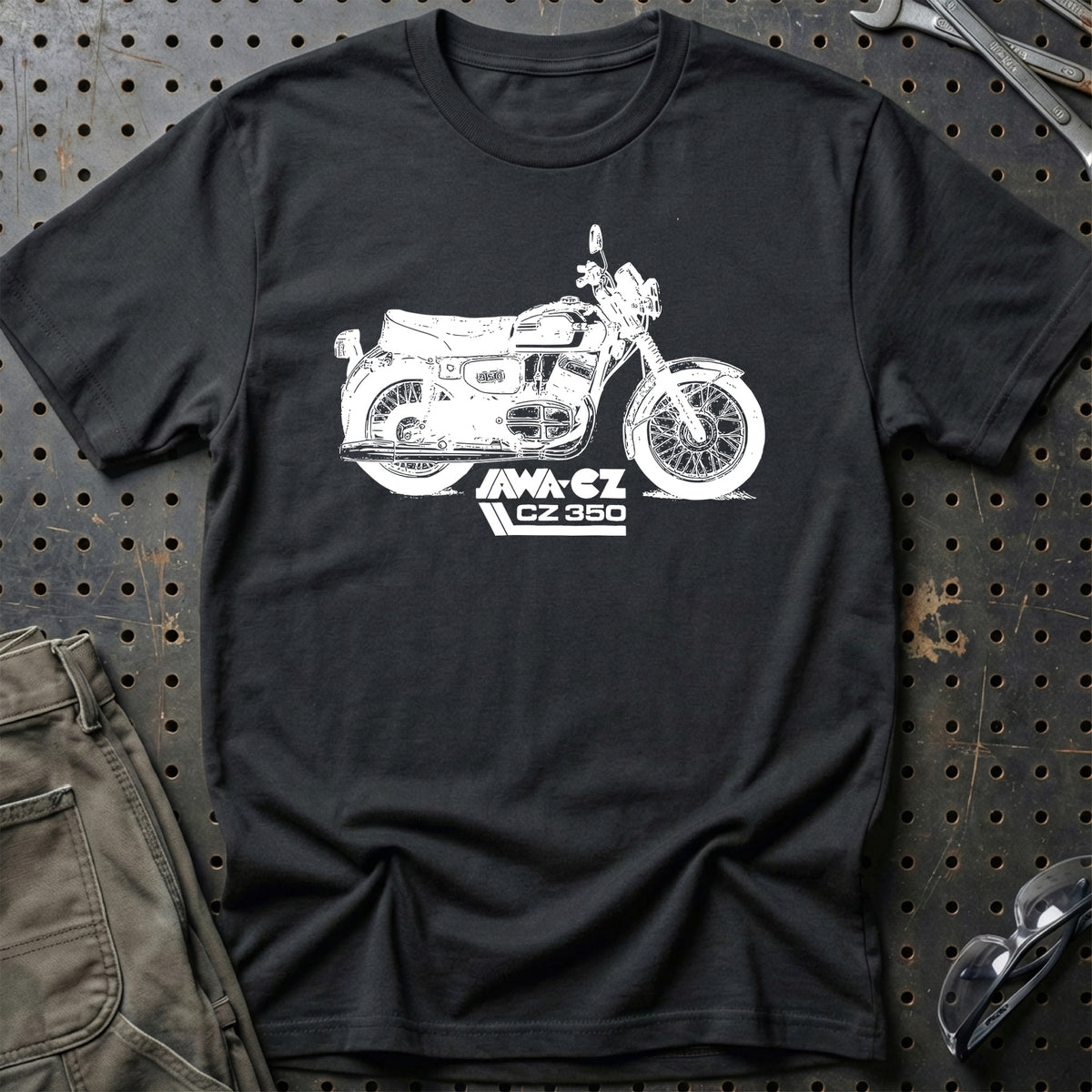 
Jawa Cz 350 T-Shirt – Sort