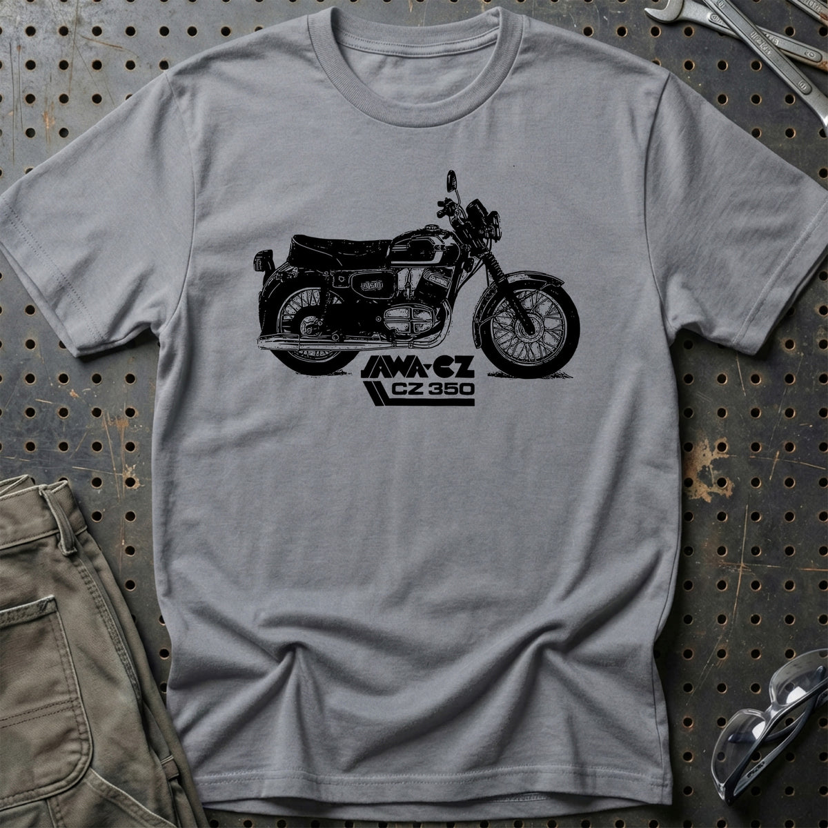 
Jawa Cz 350 T-Shirt – Grå Sport