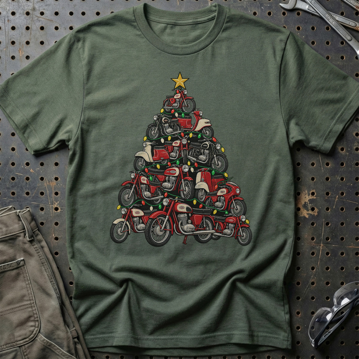 Jawa Juletræ T-Shirt – Grøn Militær