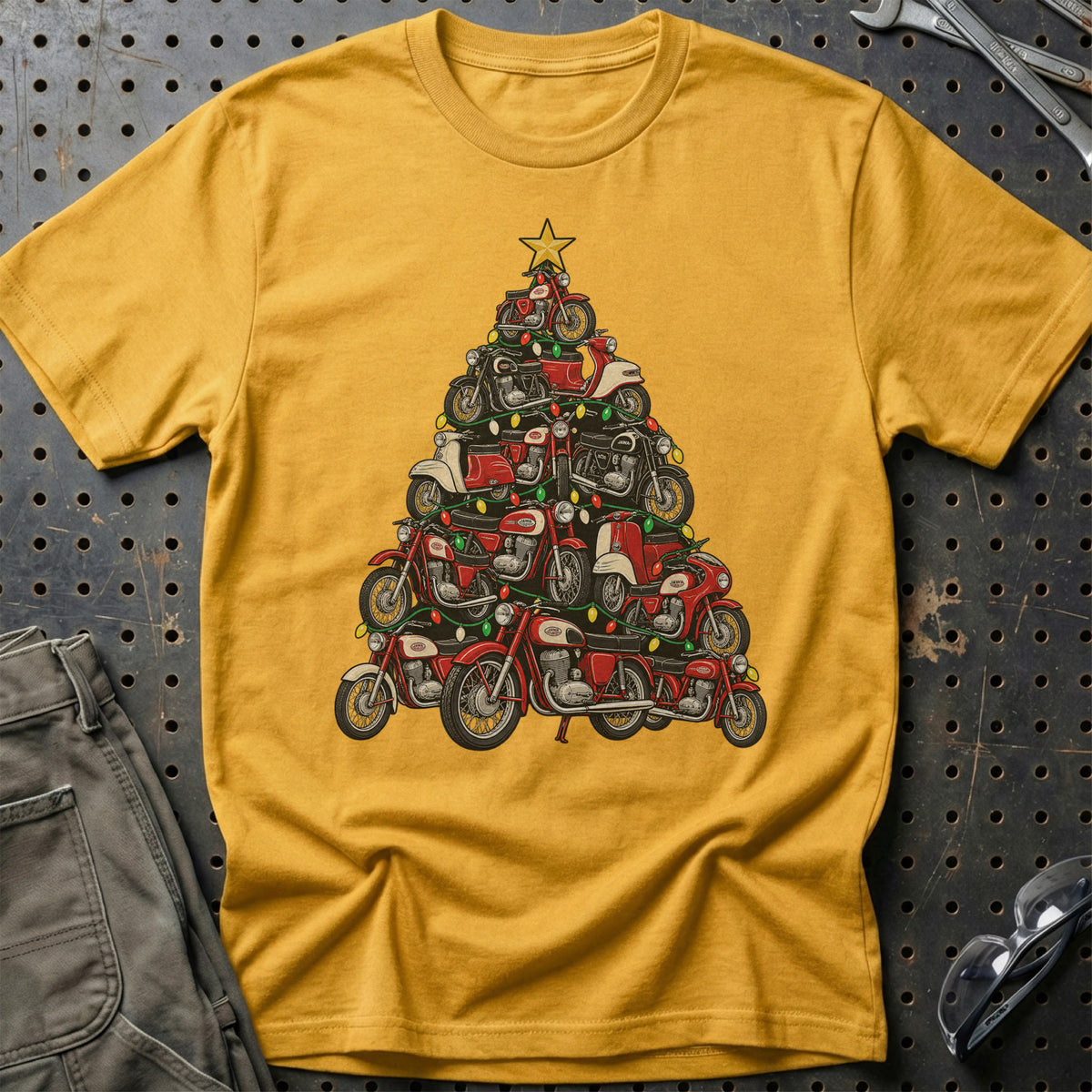 Jawa Juletræ T-Shirt – Guld