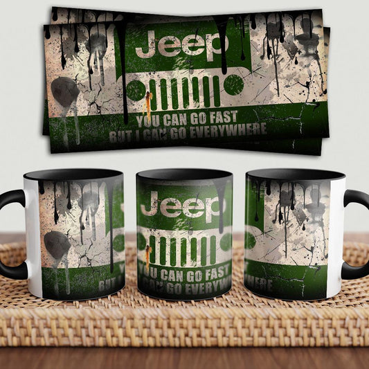 Jeep "To Toner" Vintage Keramisk Krus-Krus-Jeep-Garage Culture Shop- garage - man cave - merchandise