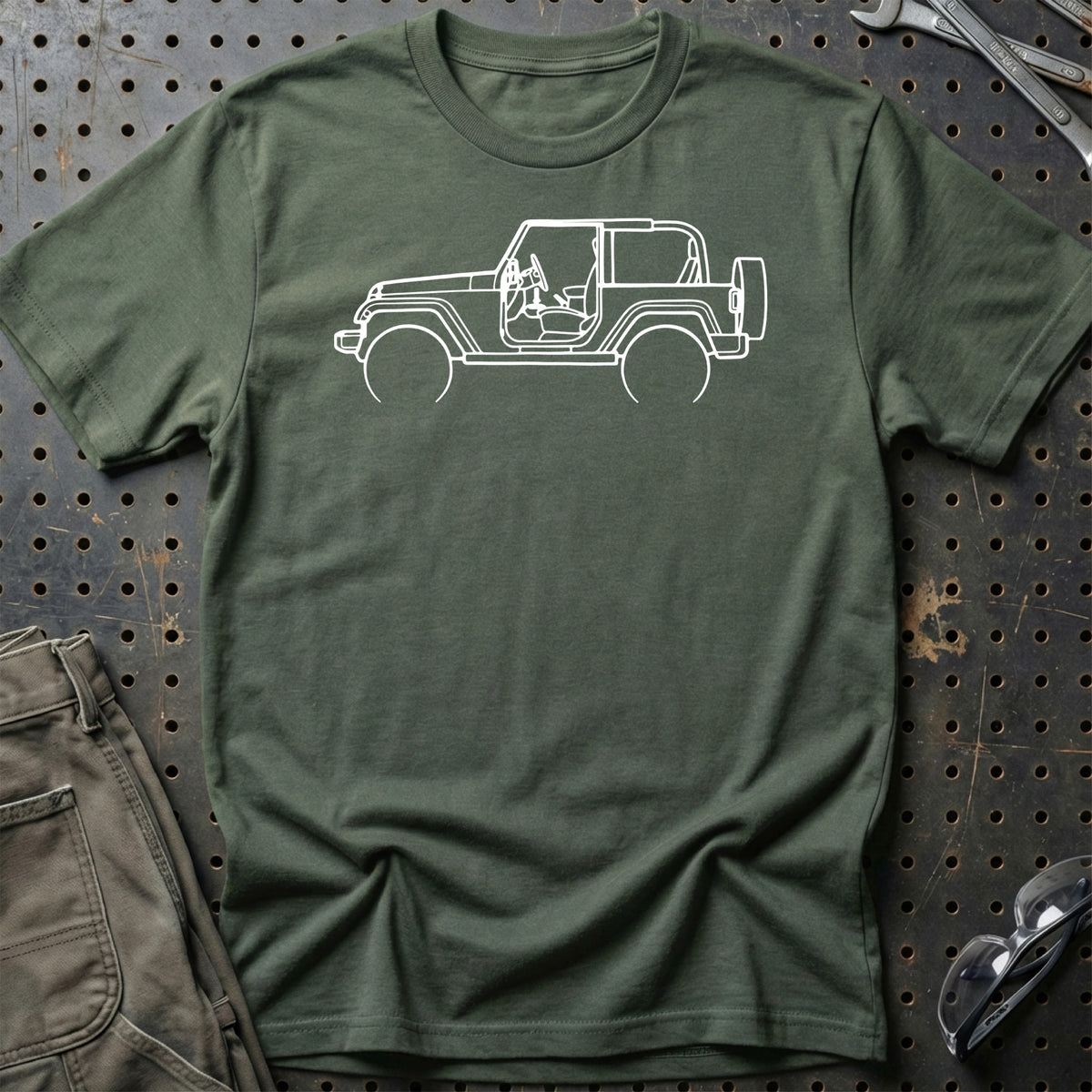 
Produktbillede af Jeep Wrangler Rubicon 2008 Outline T-Shirt