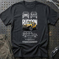 
Jeep Wrangler Rubicon Unisex T-Shirt – Sort – print foran