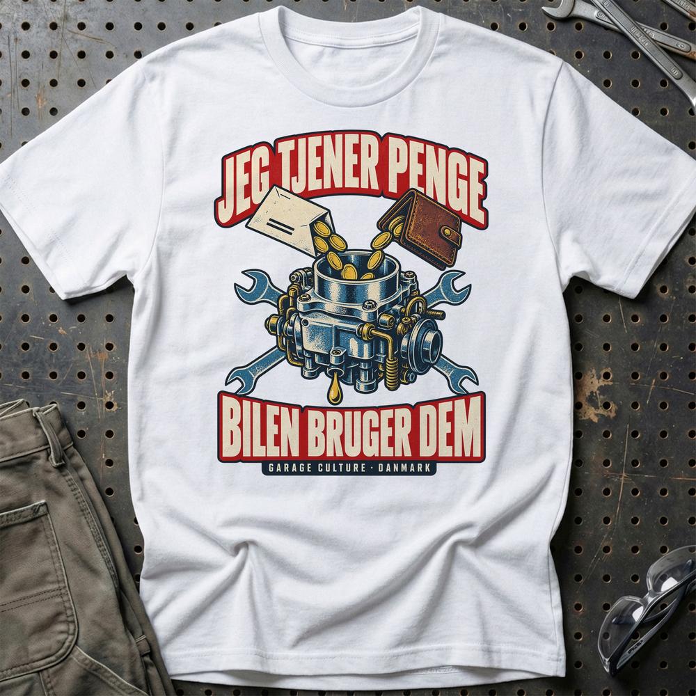 
Produktbillede af Jeg Tjener Penge – Bilen Bruger Dem T-Shirt