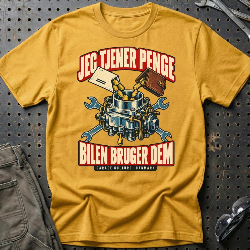 
Produktbillede af Jeg Tjener Penge – Bilen Bruger Dem T-Shirt