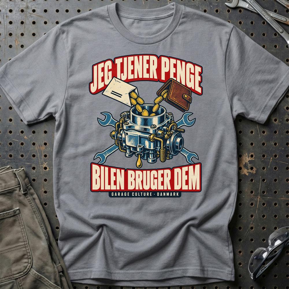 
Produktbillede af Jeg Tjener Penge – Bilen Bruger Dem T-Shirt