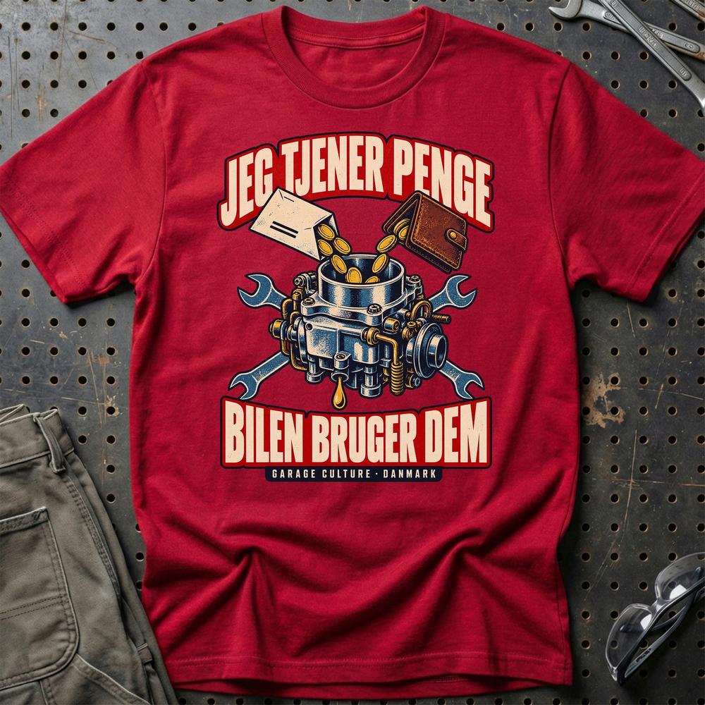 
Produktbillede af Jeg Tjener Penge – Bilen Bruger Dem T-Shirt