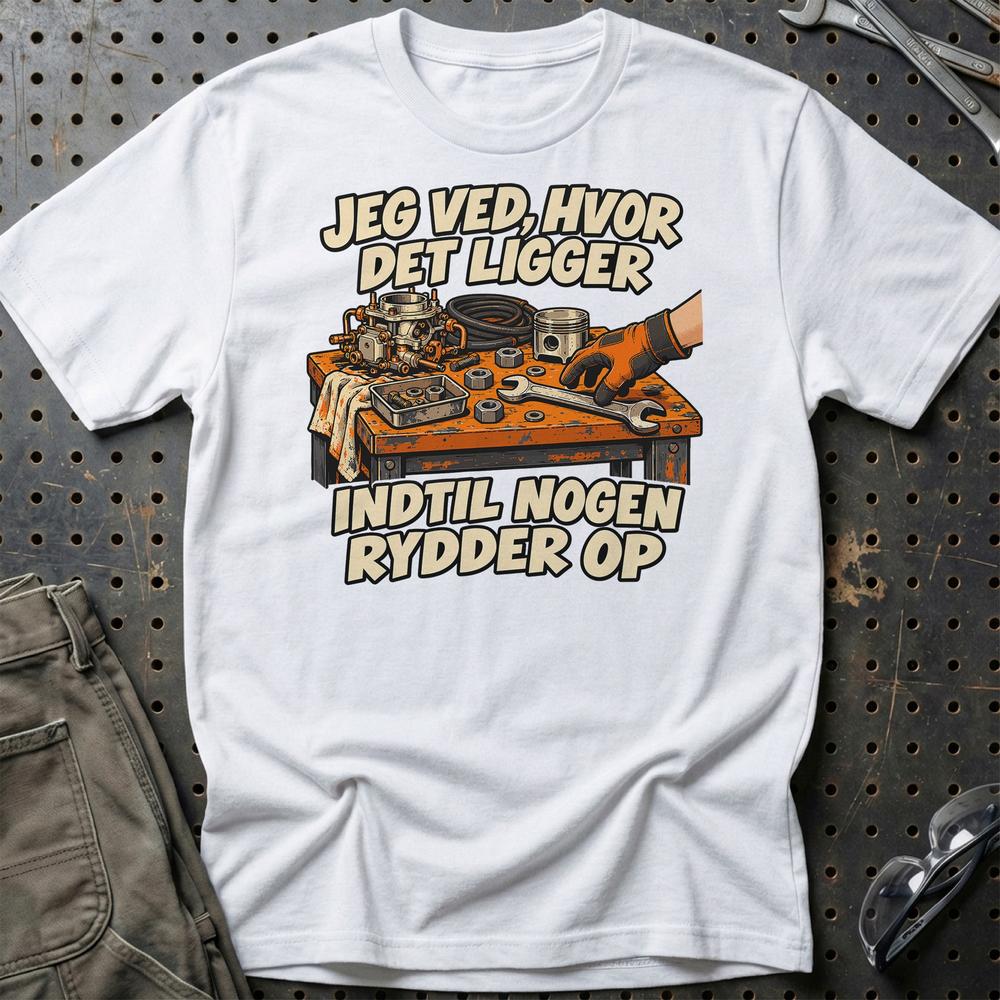 
Produktbillede af Jeg Ved Hvor Det Ligger T-Shirt