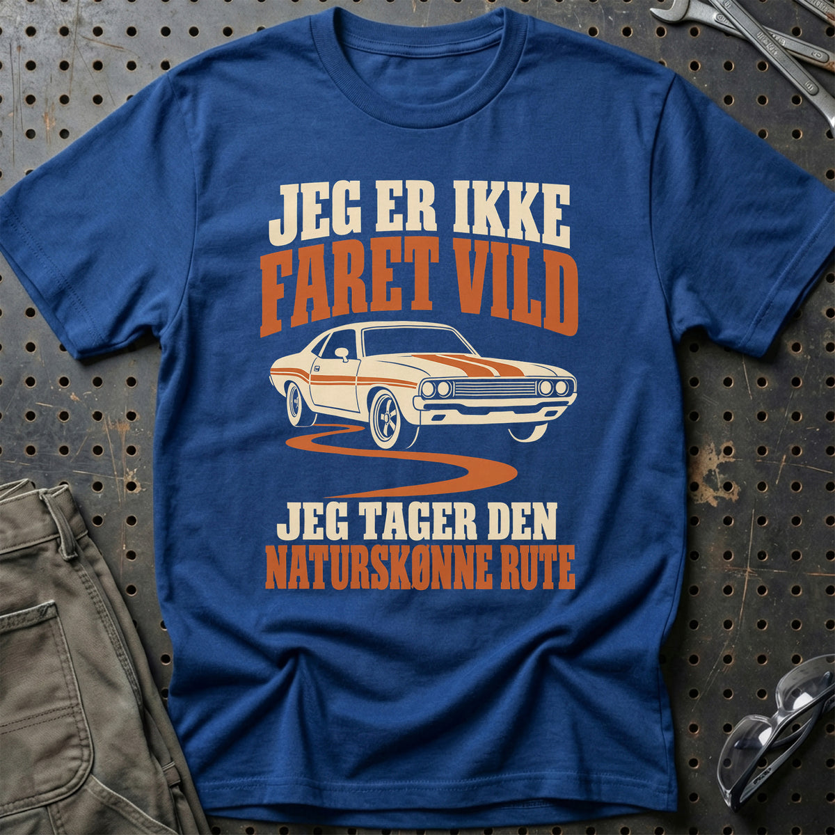
Produktbillede af Jeg er ikke faret vild jeg tager den naturskønne rute T-Shirt