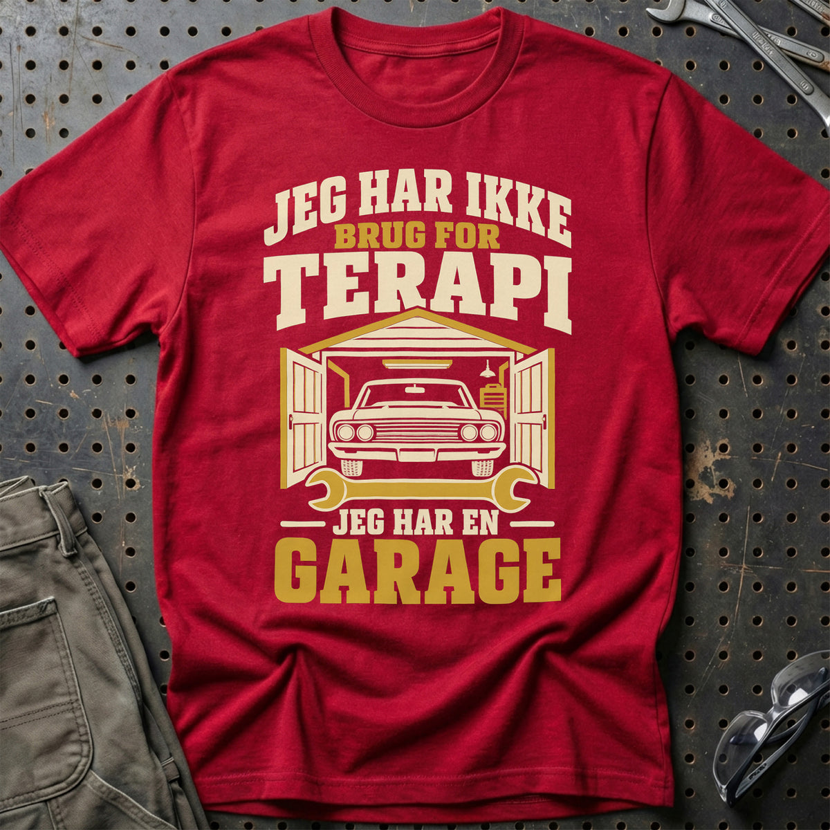
Produktbillede af Jeg har ikke brug for terapi jeg har en garage T-Shirt
