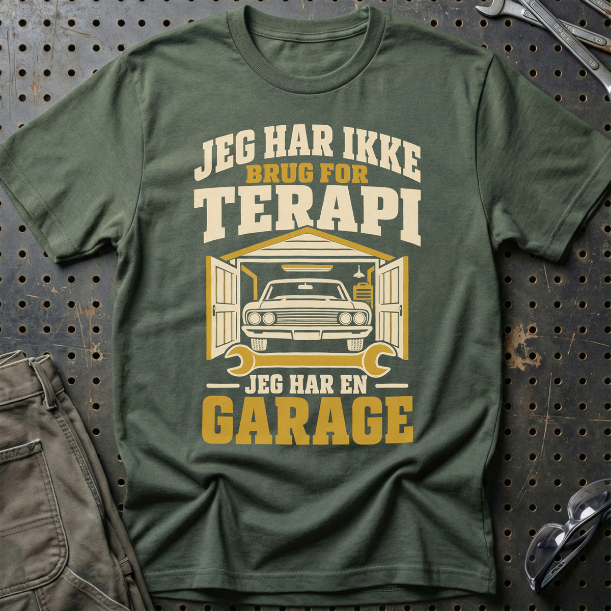 
Produktbillede af Jeg har ikke brug for terapi jeg har en garage T-Shirt