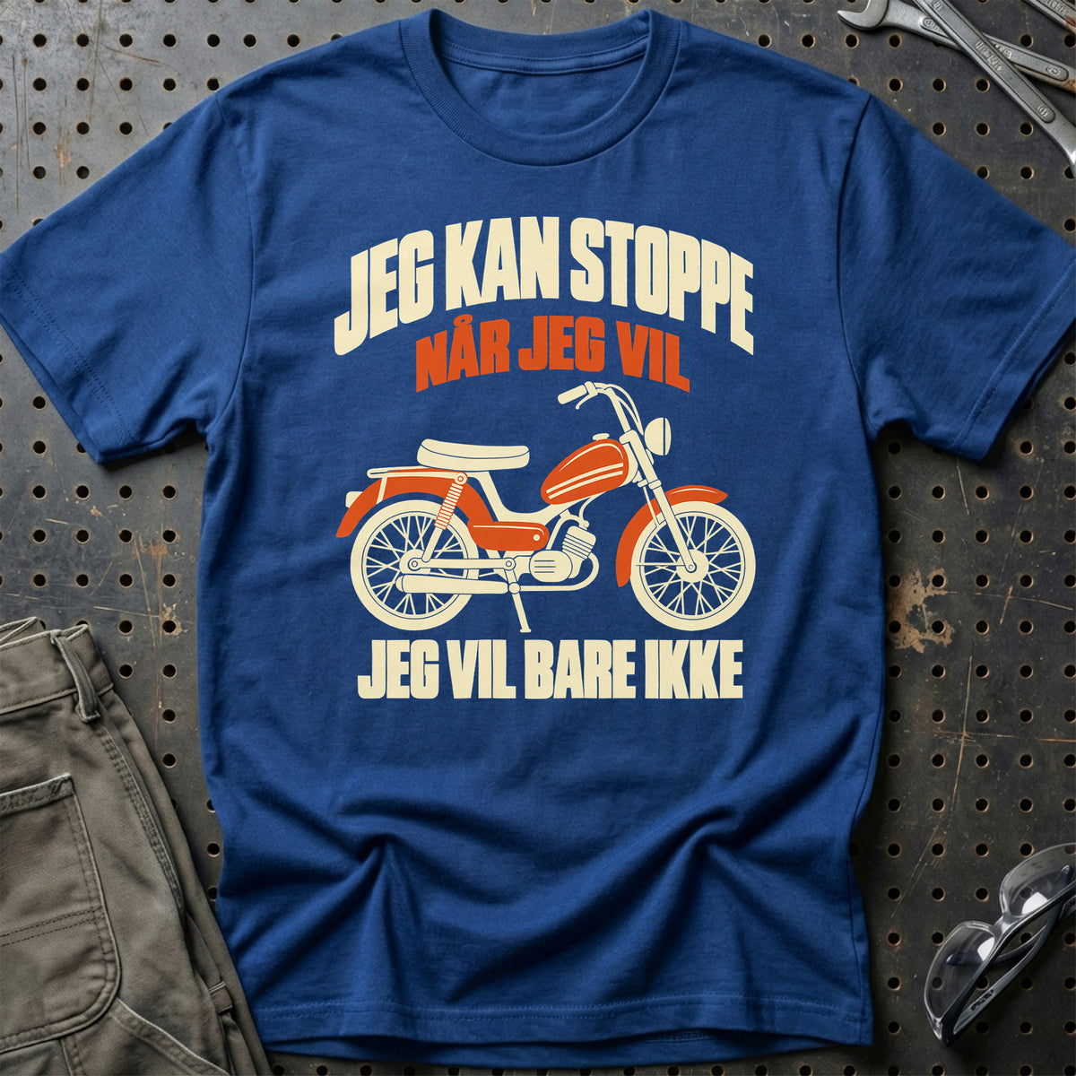 
Produktbillede af Jeg kan stoppe når jeg vil jeg vil bare ikke T-Shirt