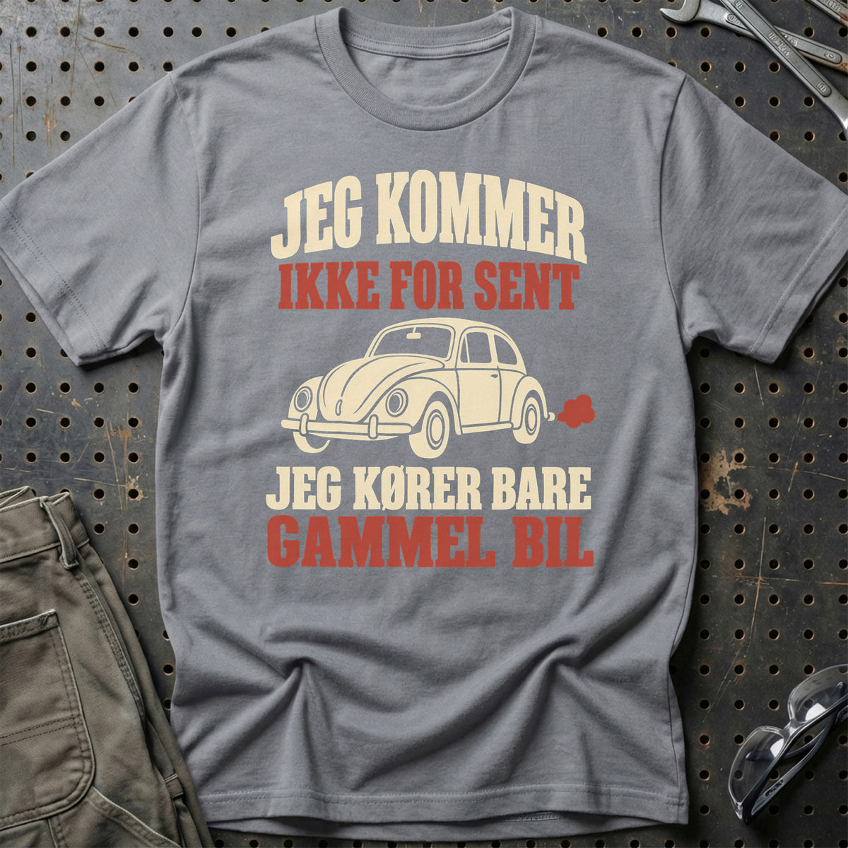 
Produktbillede af Jeg kommer ikke for sent jeg kører bare gammel bil T-Shirt