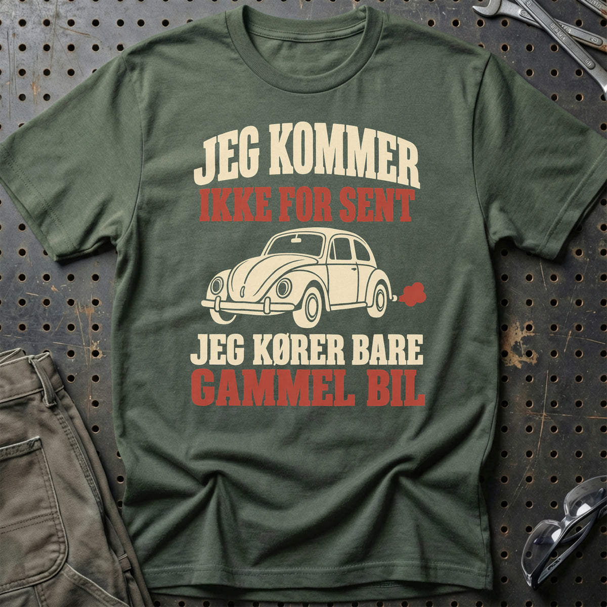 
Produktbillede af Jeg kommer ikke for sent jeg kører bare gammel bil T-Shirt