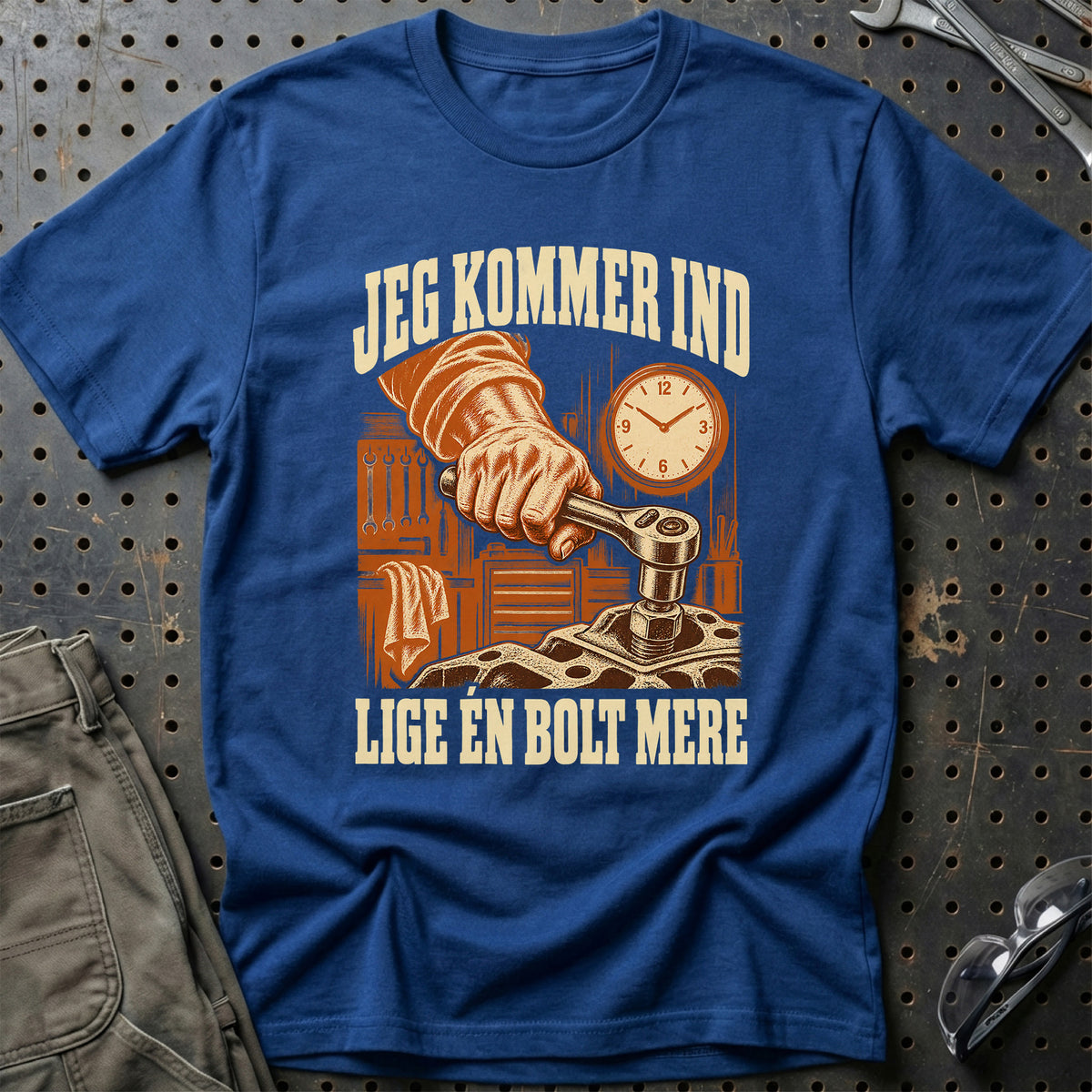 
Produktbillede af Jeg kommer ind – Lige én bolt mere T-Shirt