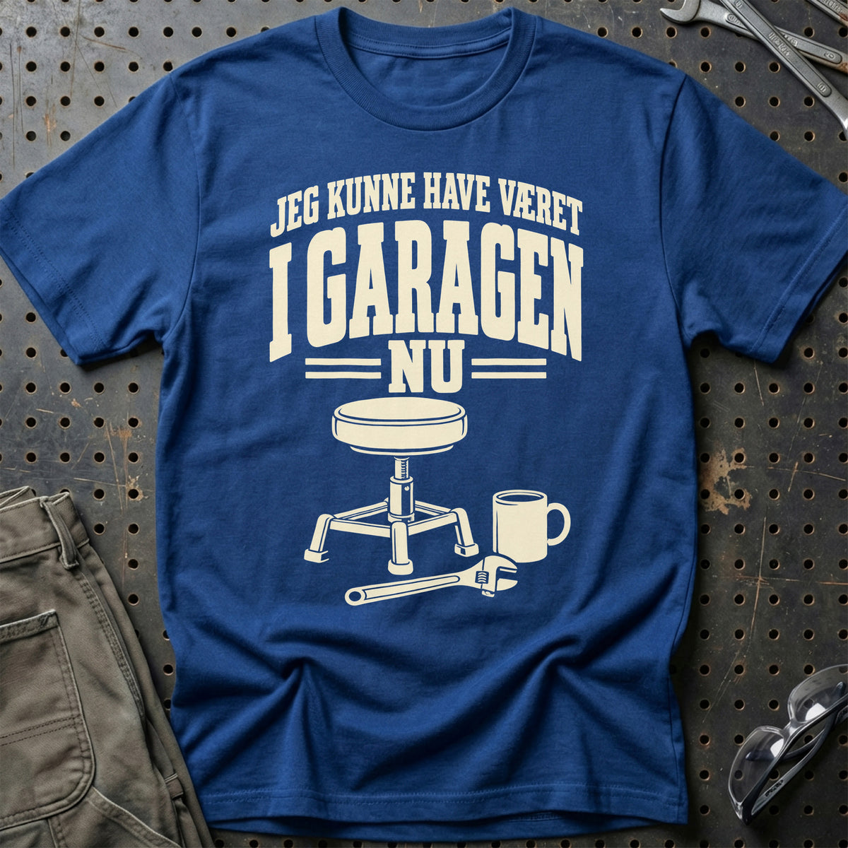 
Produktbillede af Jeg kunne have været i garagen nu T-Shirt