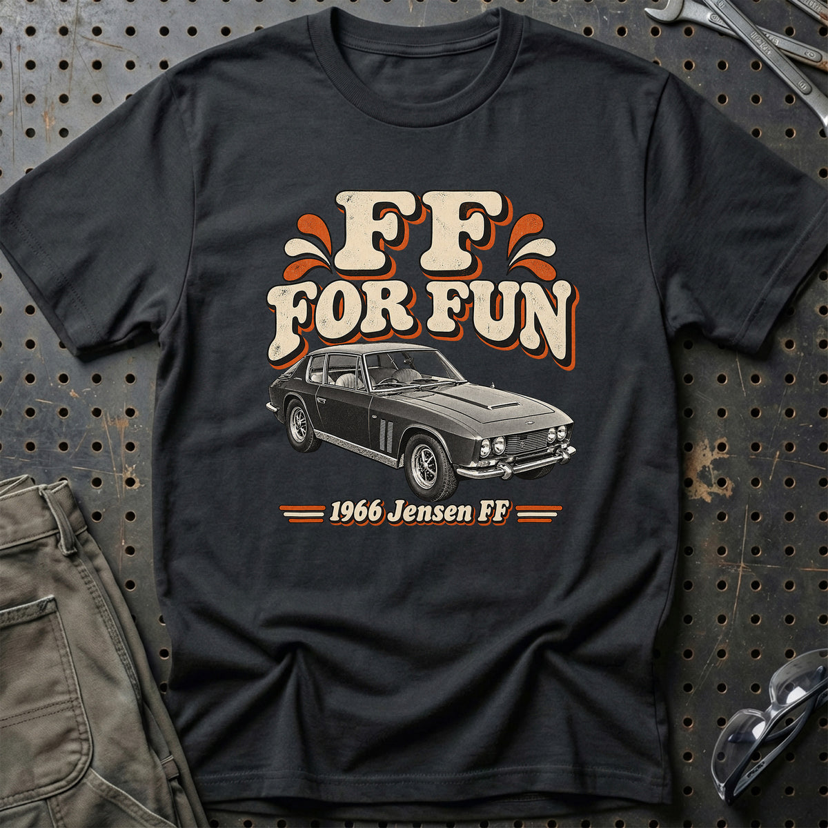 
Jensen FF 1966 – FF for Fun T-Shirt – Sort