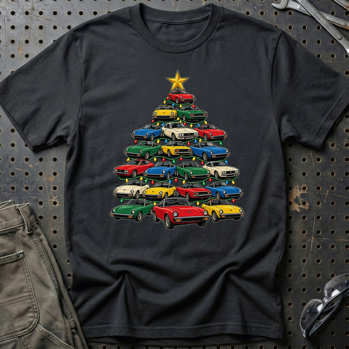 
Jensen Healey Juletræ Christmas Tree Unisex T-Shirt – Sort – print foran