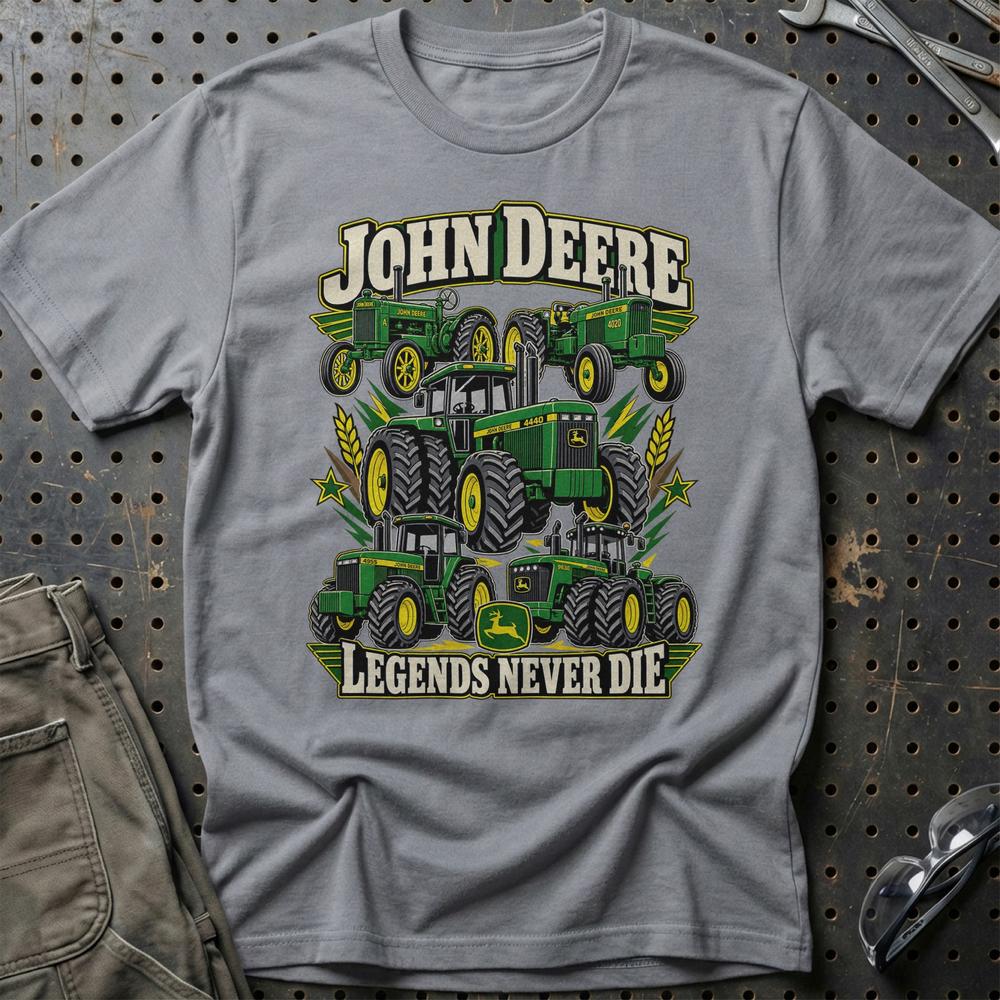
Produktbillede af John Deere Legends Never Die T-Shirt