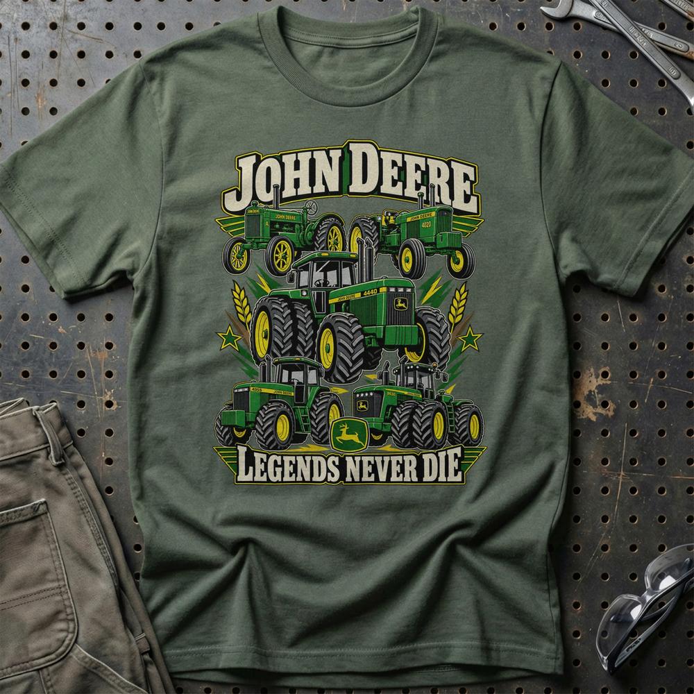 
Produktbillede af John Deere Legends Never Die T-Shirt