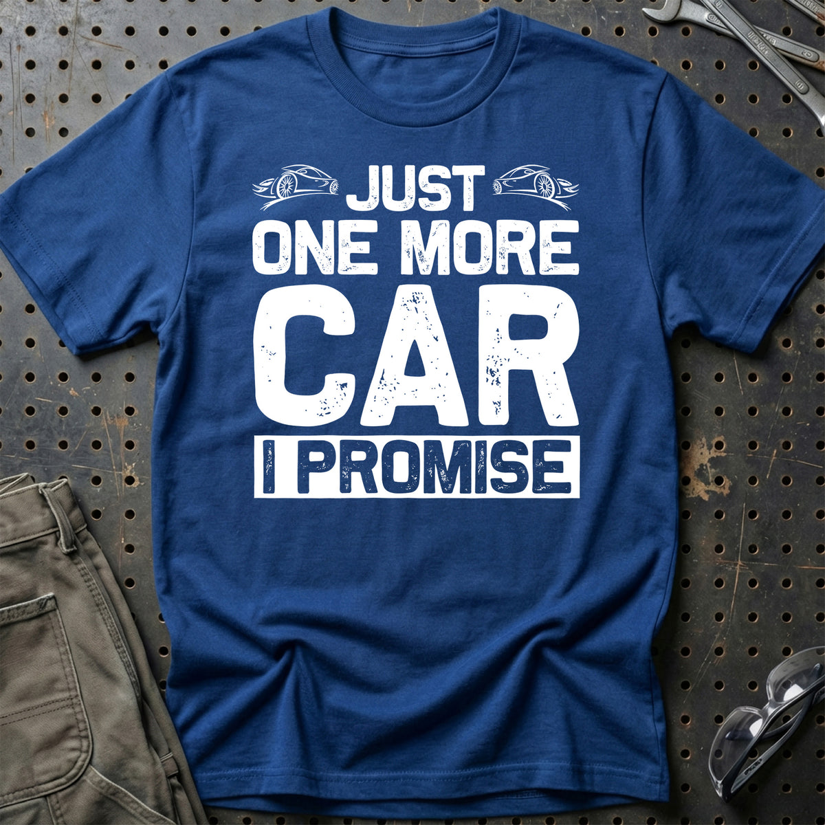 
Just One More Car I Promise T-Shirt – Blå Royal