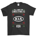 KIA - All I Want For Christmas T-Shirt-Beklædning-KIA-Sort-S-Garage Culture Shop- garage - man cave - merchandise