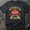 
Produktbillede af KIA Rigtige Kvinder Kører – Roser og Flammer T-Shirt