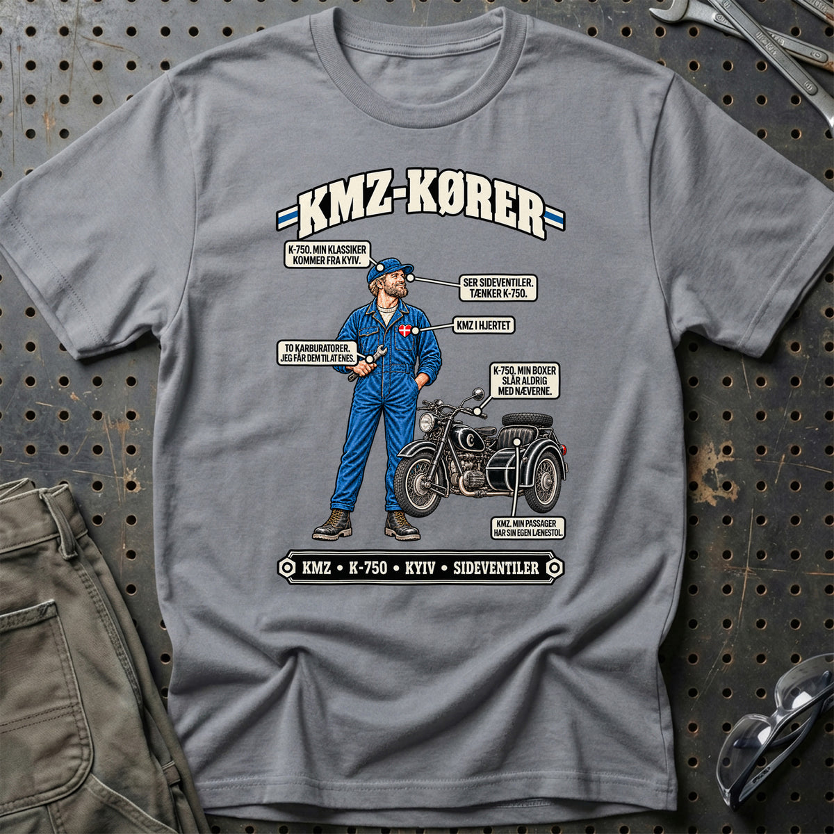 
KMZ-Kører T-Shirt – Grå Sport