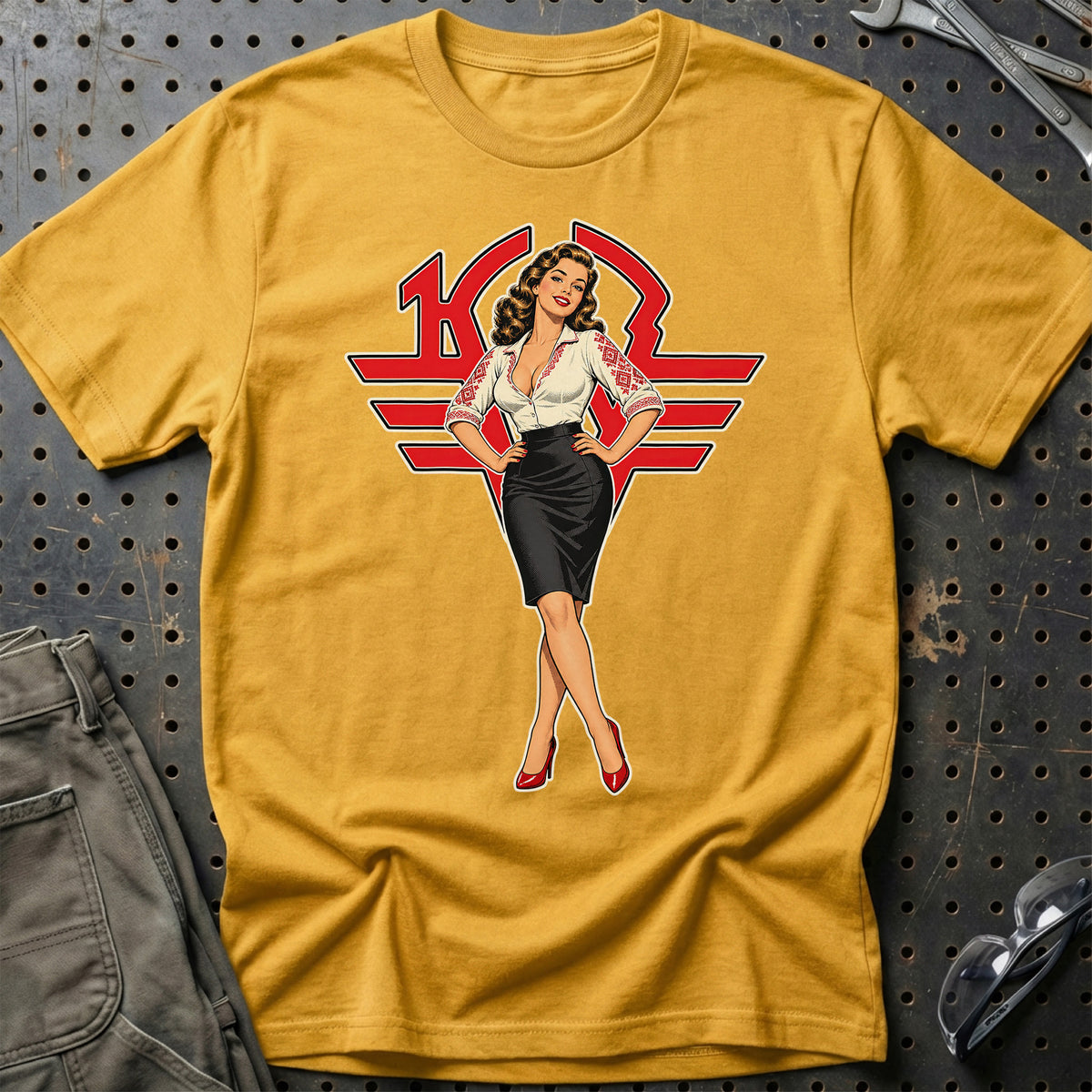 
Produktbillede af KMZ Retro Pinup T-Shirt