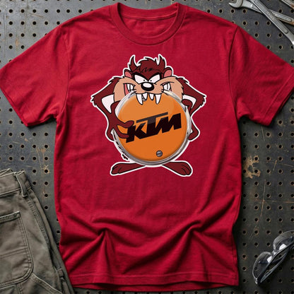 KTM TAZ Unisex T-Shirt , Bomuld-Beklædning-KTM-Rød-S-Garage Culture Shop- garage - man cave - merchandise