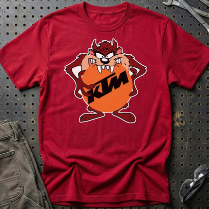 KTM TAZ Unisex T-Shirt , Bomuld-Beklædning-KTM-Rød-S-Garage Culture Shop- garage - man cave - merchandise